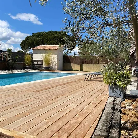 L'olivier House With Swimming Pool Meynes